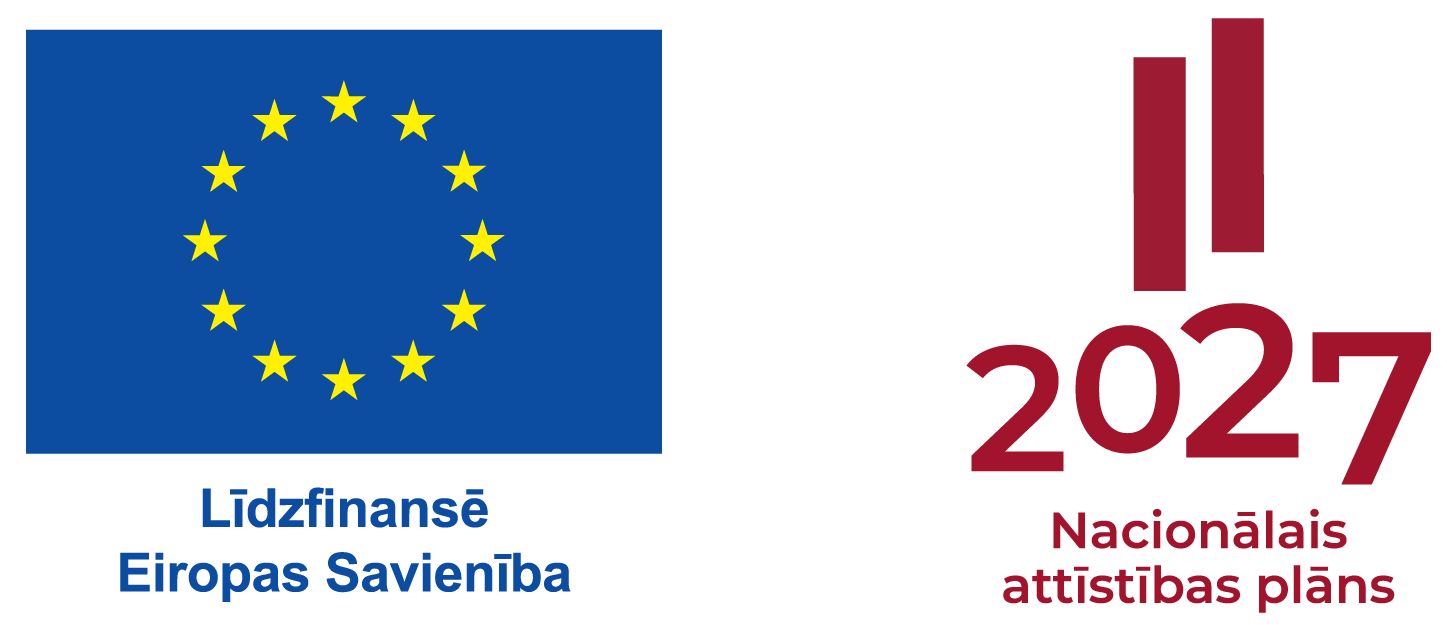 Līdzfinansē Eiropas Savienība · Nacionālais attīstības plāns 2027